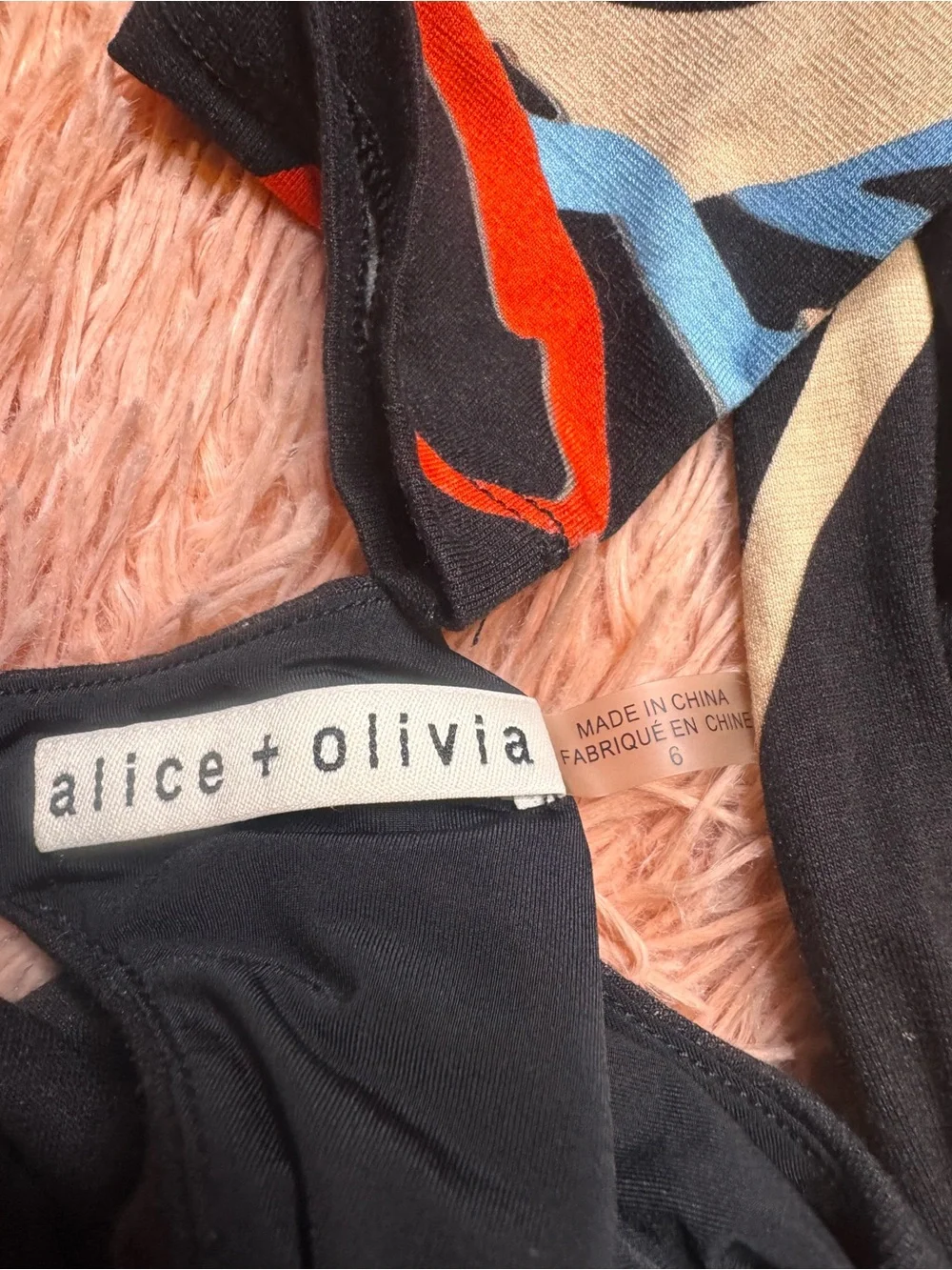 NWOT Alice + Olivia Tom Wesselmann Delora Open Back Maxi Dress. Size 6 - Picture 13 of 13